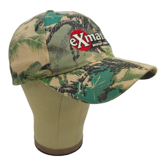 Exmark Mowers Logo Embroidered Camo Snapback Cap Trucker Hunter Ball Hat - Picture 3 of 12